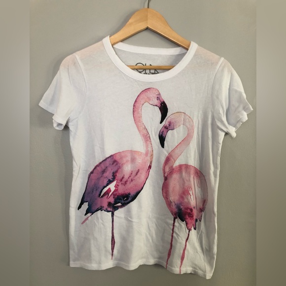 Chaser Flamingo Short Sleeve T Shirt - Picture 1 of 5